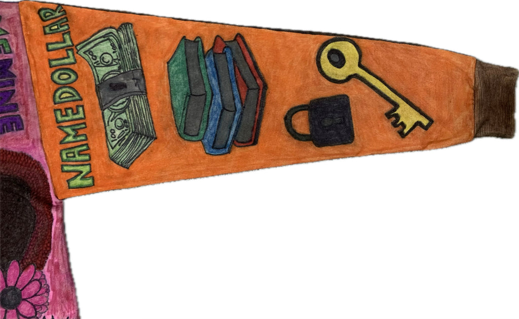 HAND DRAWN FULL BODY ART AHHA HOODIE