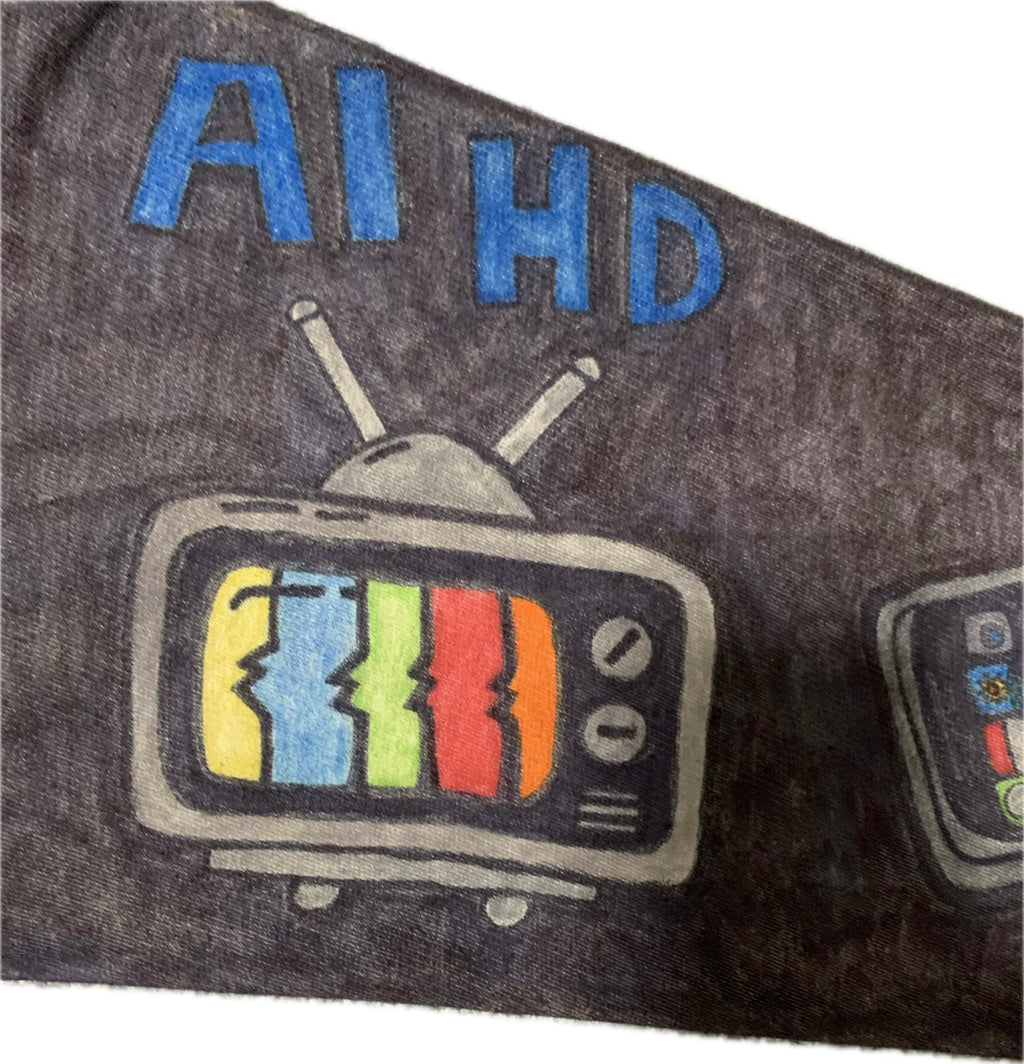 HAND DRAWN FULL BODY ART AHHA HOODIE