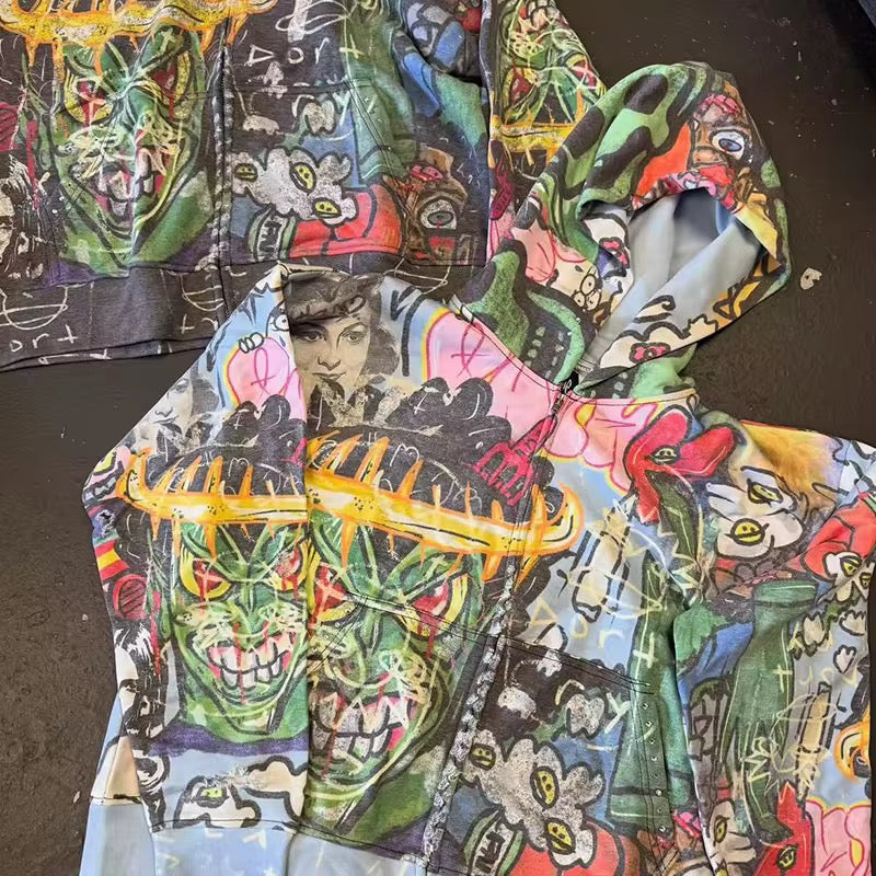 AHHA FULL ZIP HOODIE