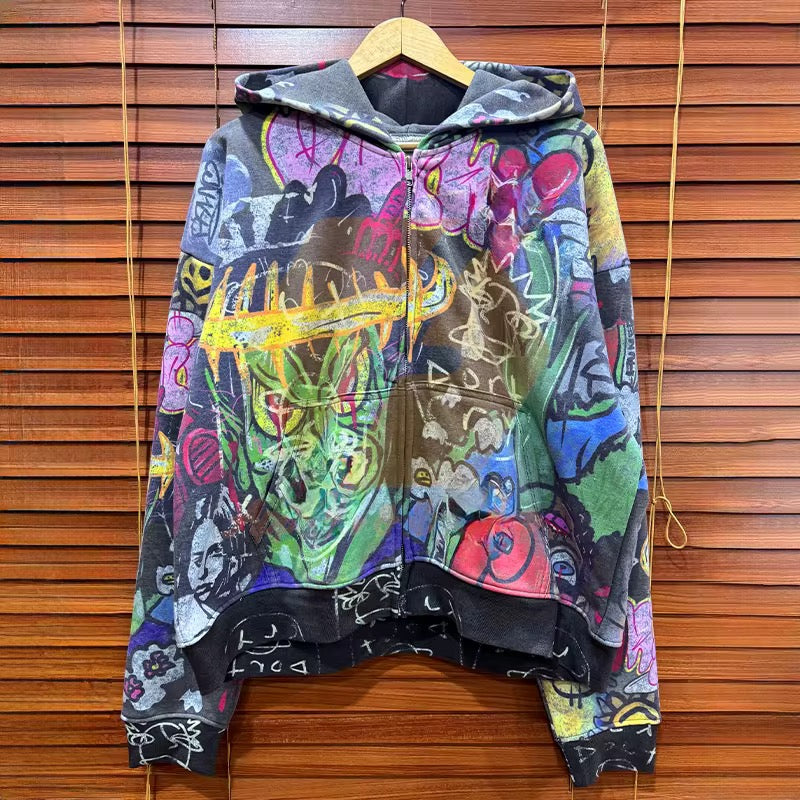 AHHA FULL ZIP HOODIE