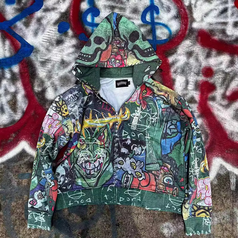 AHHA FULL ZIP HOODIE