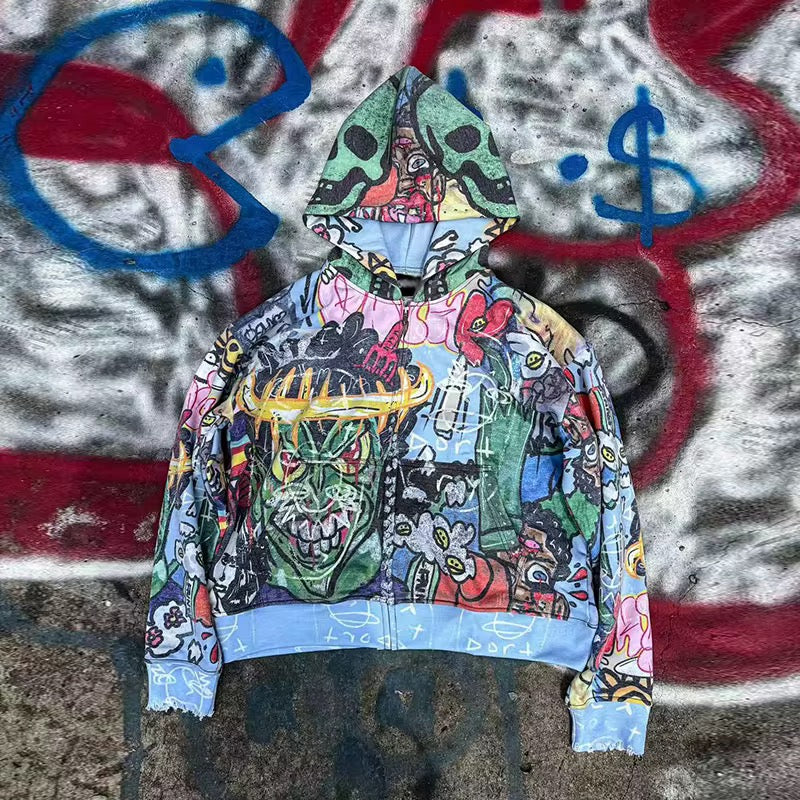 AHHA FULL ZIP HOODIE